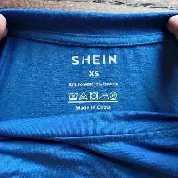 Cropped Long Sleeved Shirt Royal Blue Soft Winter Womens XS CLEARANCE SALE 4/$20 - Picture 2 of 4